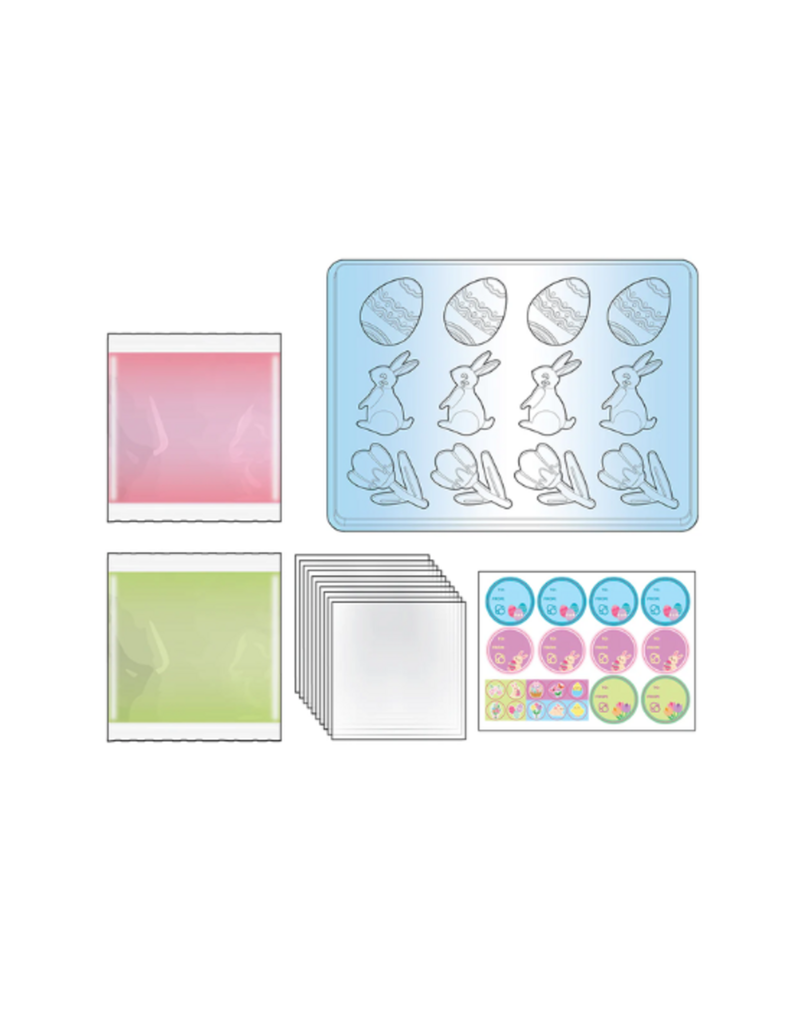 Thames & Kosmos Thames & Kosmos - Gummy Candy Kit - Bunnies, Eggs & Tulips
