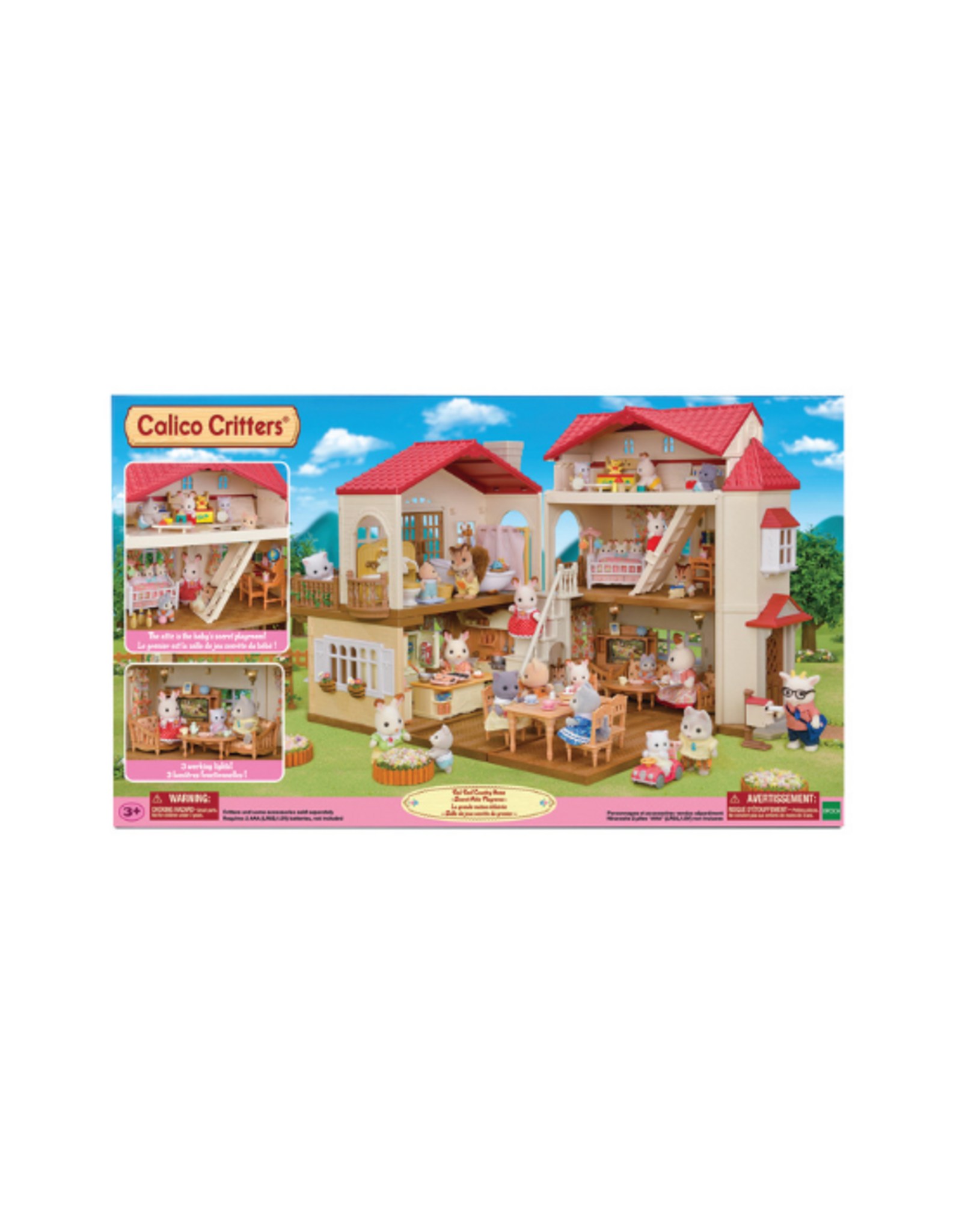 Calico Critters Calico Critters - Red Roof Country Home Secret Attic Playroom