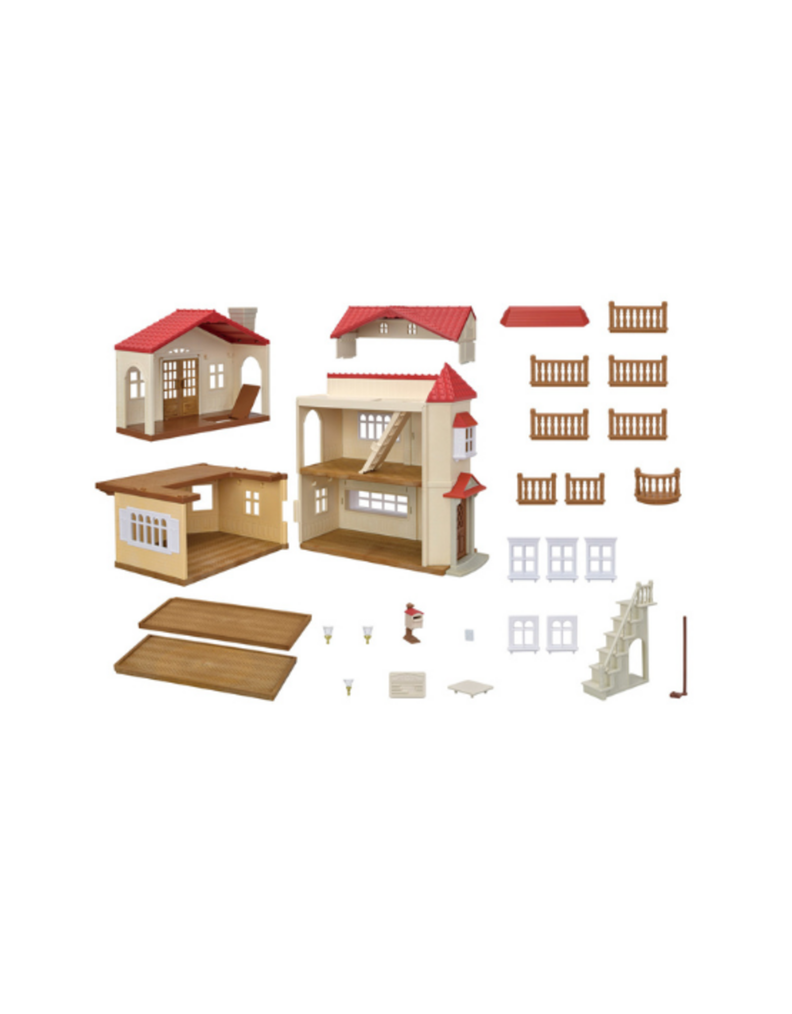 Calico Critters Calico Critters - Red Roof Country Home Secret Attic Playroom
