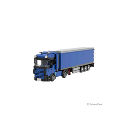 Brixies Brixies Plus Truck with Trailer Blue