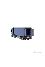 Brixies Brixies - Plus Truck with Trailer Blue