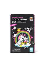 Tiger Tribe - Neon Colouring Set - Unicorns & Friends