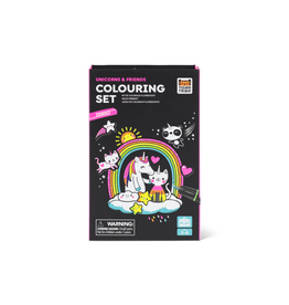 Neon Colouring Set - Unicorns & Friends