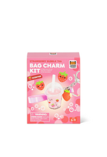 Tiger Tribe - Bag Charm Kit - Strawberry Bubble Tea