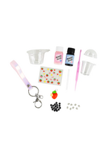 Tiger Tribe - Bag Charm Kit - Strawberry Bubble Tea