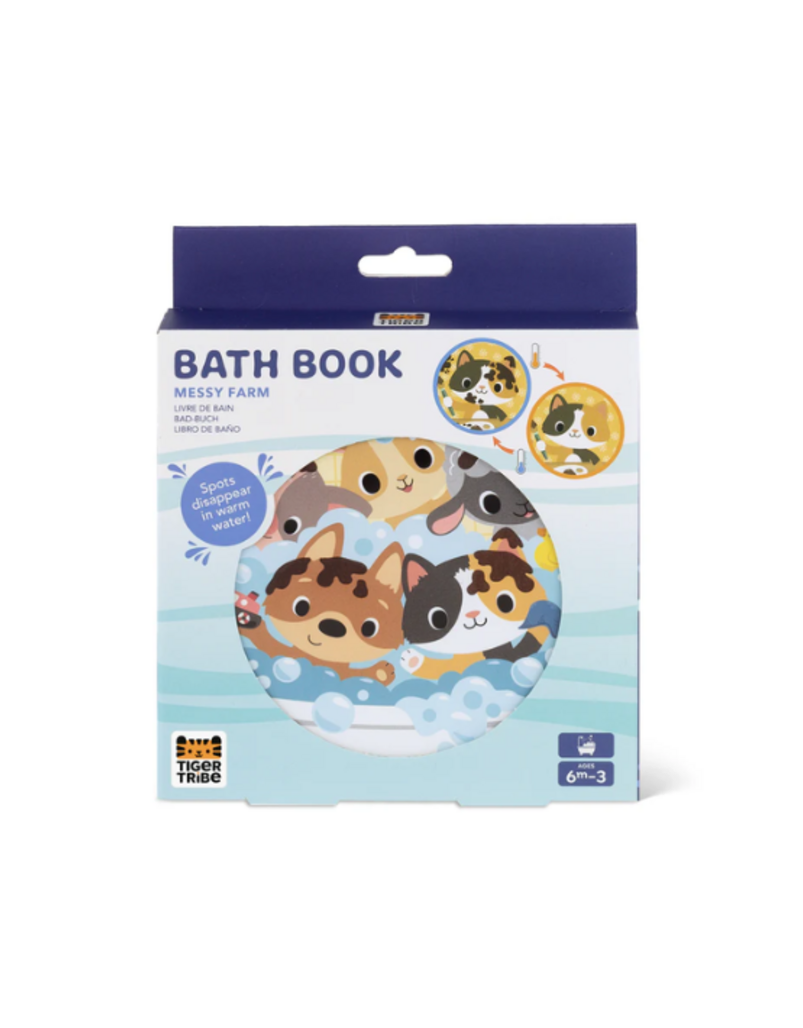 Tiger Tribe - Bath Book - Messy Farm