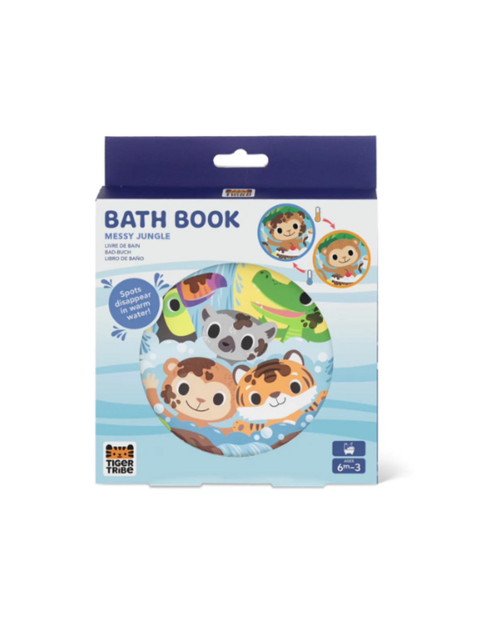 Tiger Tribe - Bath Book - Messy Jungle