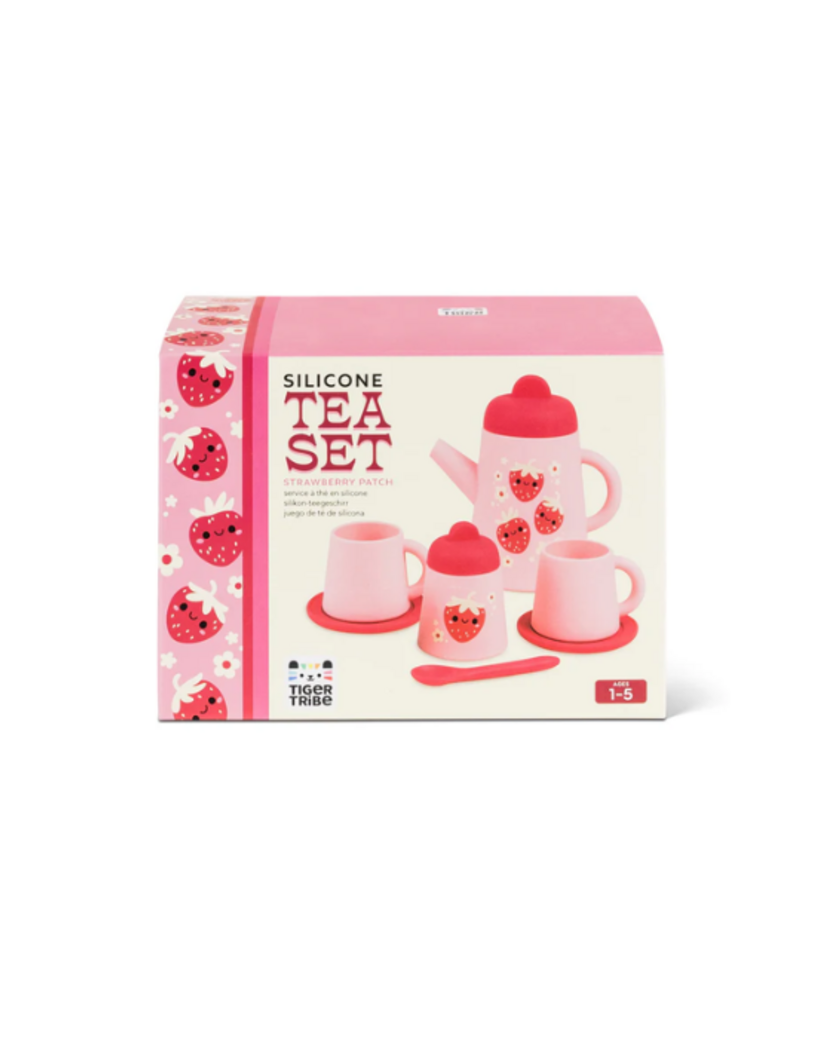 Tiger Tribe - Silicone Tea Set - Strawberry Patch