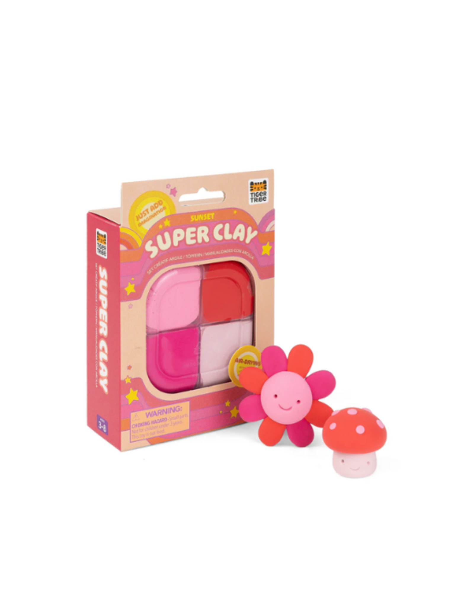 Tiger Tribe - Super Clay - Sunset (Pink + Red)