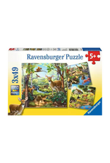 Ravensburger Ravensburger - 5+ -3x49 -  Forest/Zoo/Domestic Animals