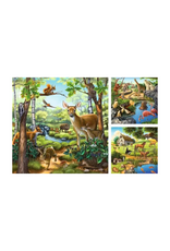 Ravensburger Ravensburger - 5+ -3x49 -  Forest/Zoo/Domestic Animals