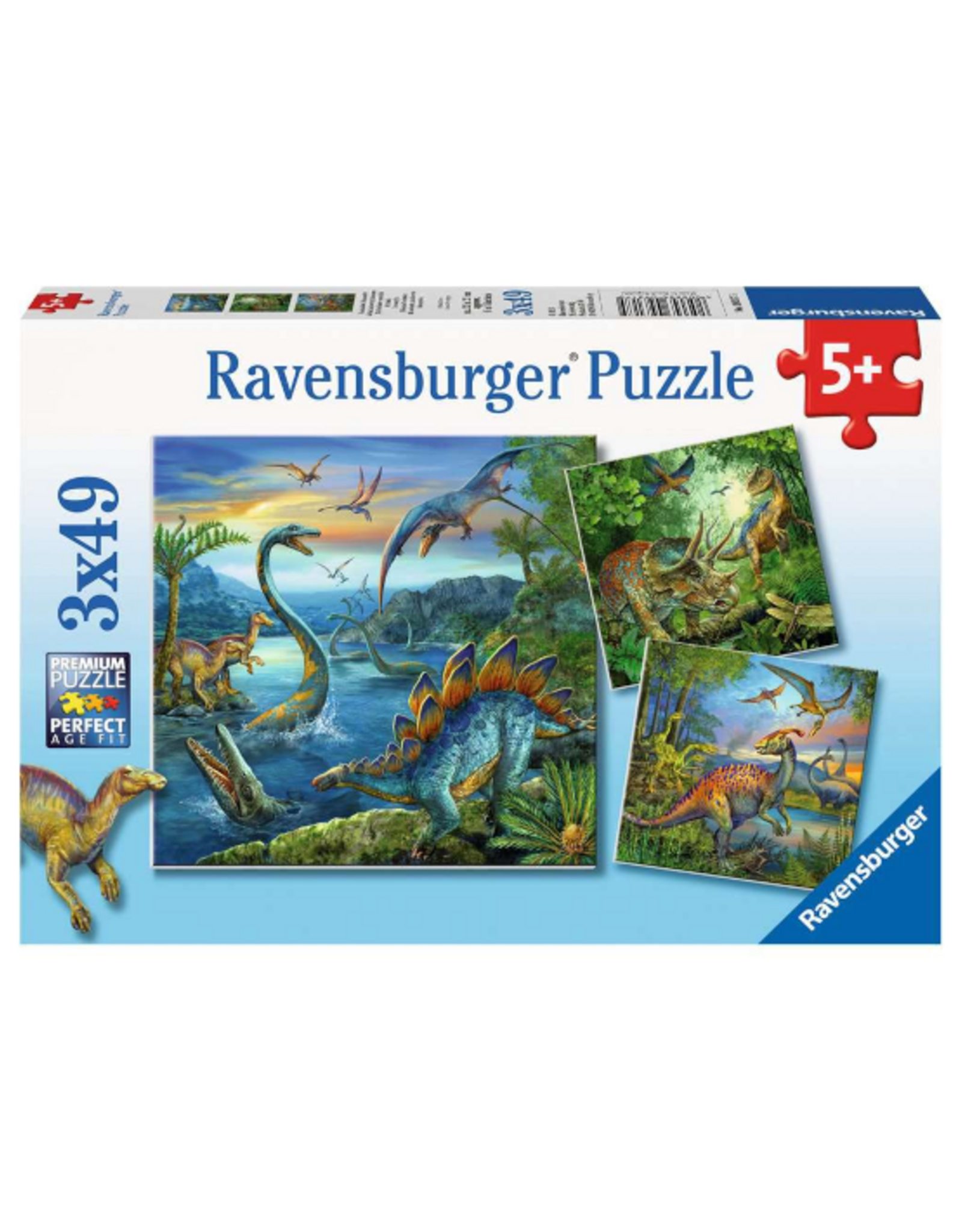 Ravensburger Ravensburger - 5+ - 3 x 49 - Dinosaur Fascination