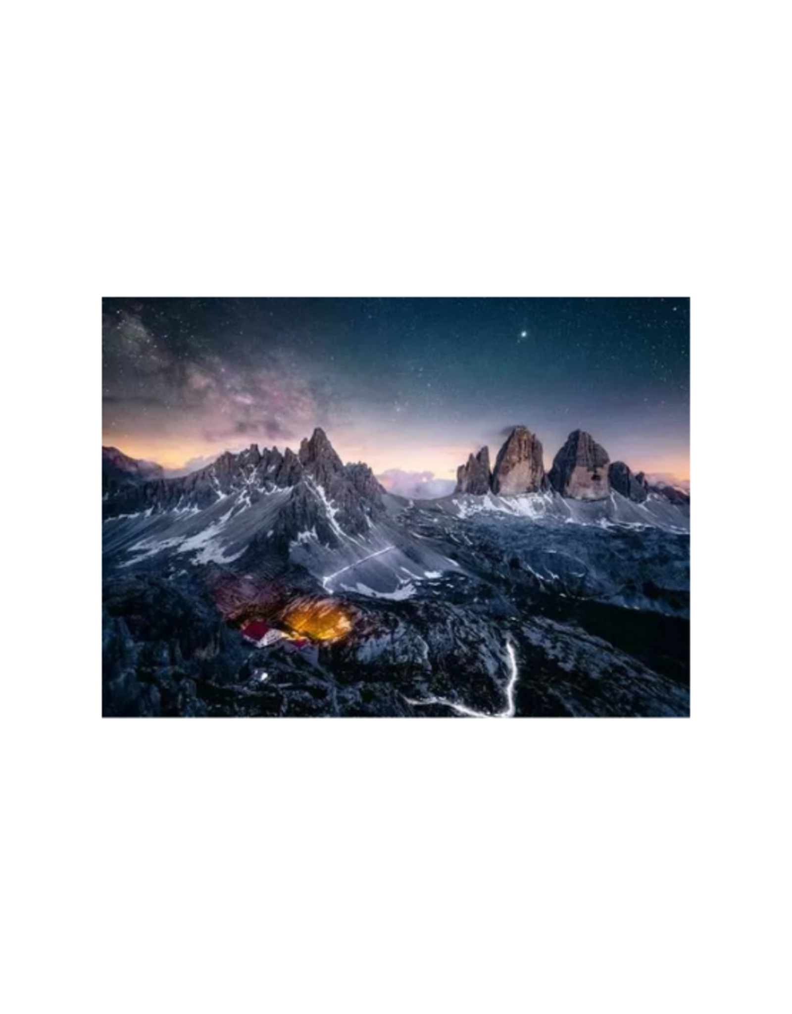 Ravensburger Ravensburger - 1000pcs - Beautiful Mountains Three Peaks, Dolomites