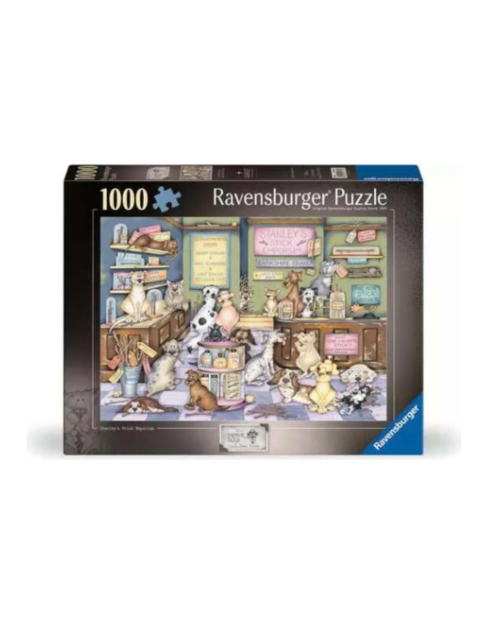Ravensburger Ravensburger - 1000pcs - Dapper Dog's No.2: Stanley's Stick Emporium