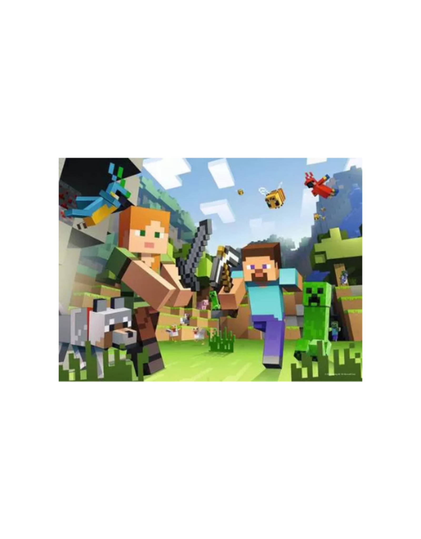 Ravensburger Ravensburger - 6+ - 100pcs - Minecraft: Steve and Alex