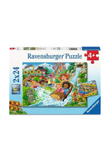 Ravensburger Ravensburger - 4+ - 2x24pcs - Amusement Park