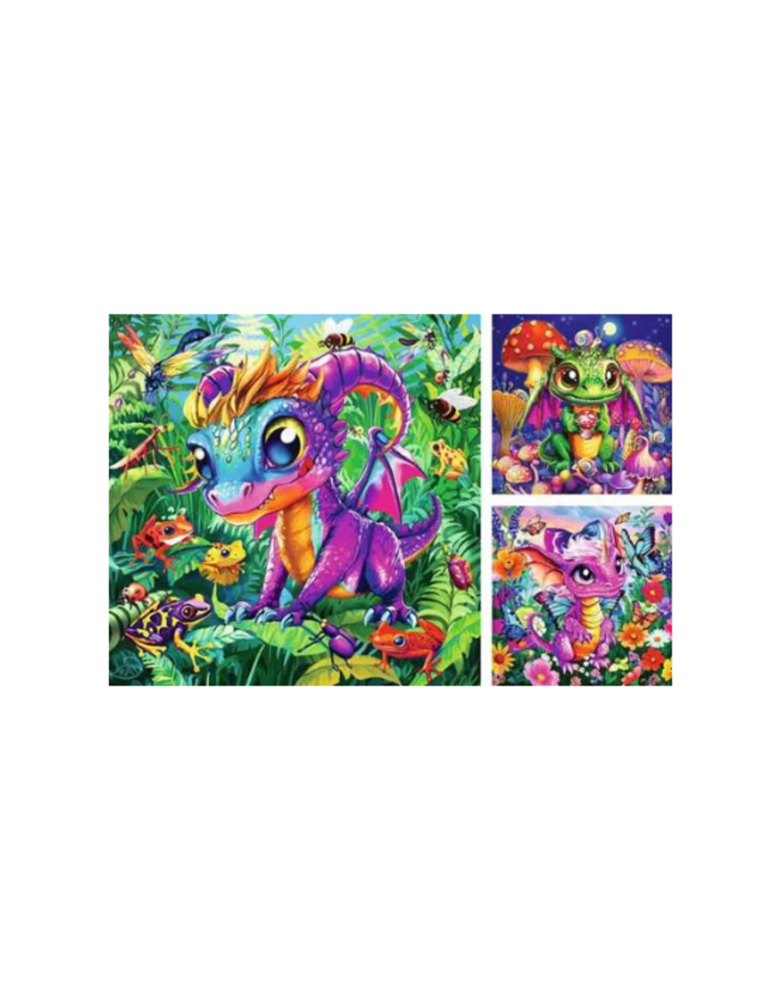 Ravensburger Ravensburger - 5+ - 3x49pcs - Baby Garden Dragons