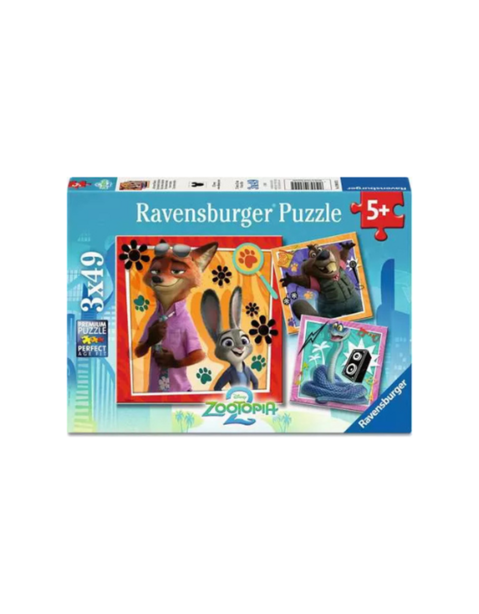 Ravensburger Ravensburger - 5+ - 3x49pcs - Zootopia 2 - A New Mission