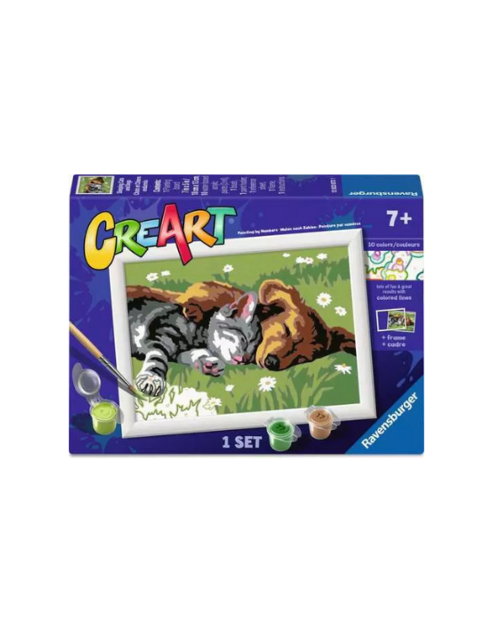 Ravensburger Ravensburger - CreArt  Sleeping Cat and Dog