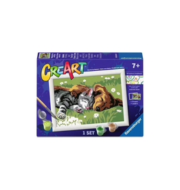 Ravensburger CreArt  Sleeping Cat and Dog