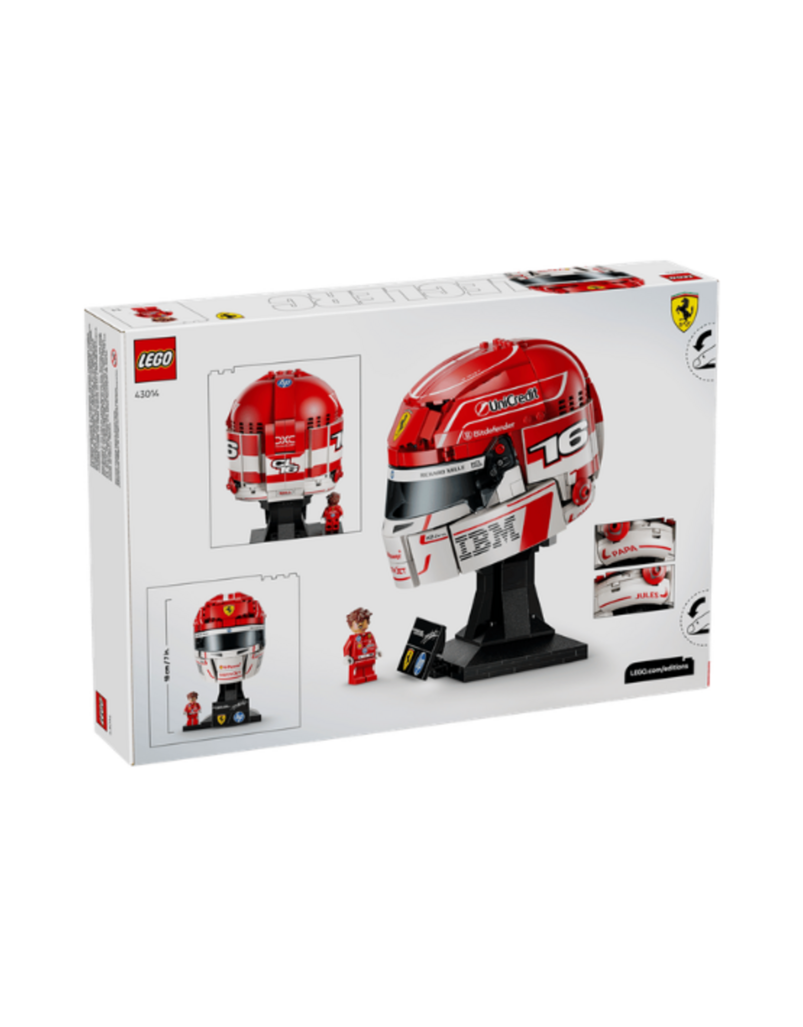 Lego Lego - 43014 - Scuderia Ferrari HP Charles Leclerc Helmet