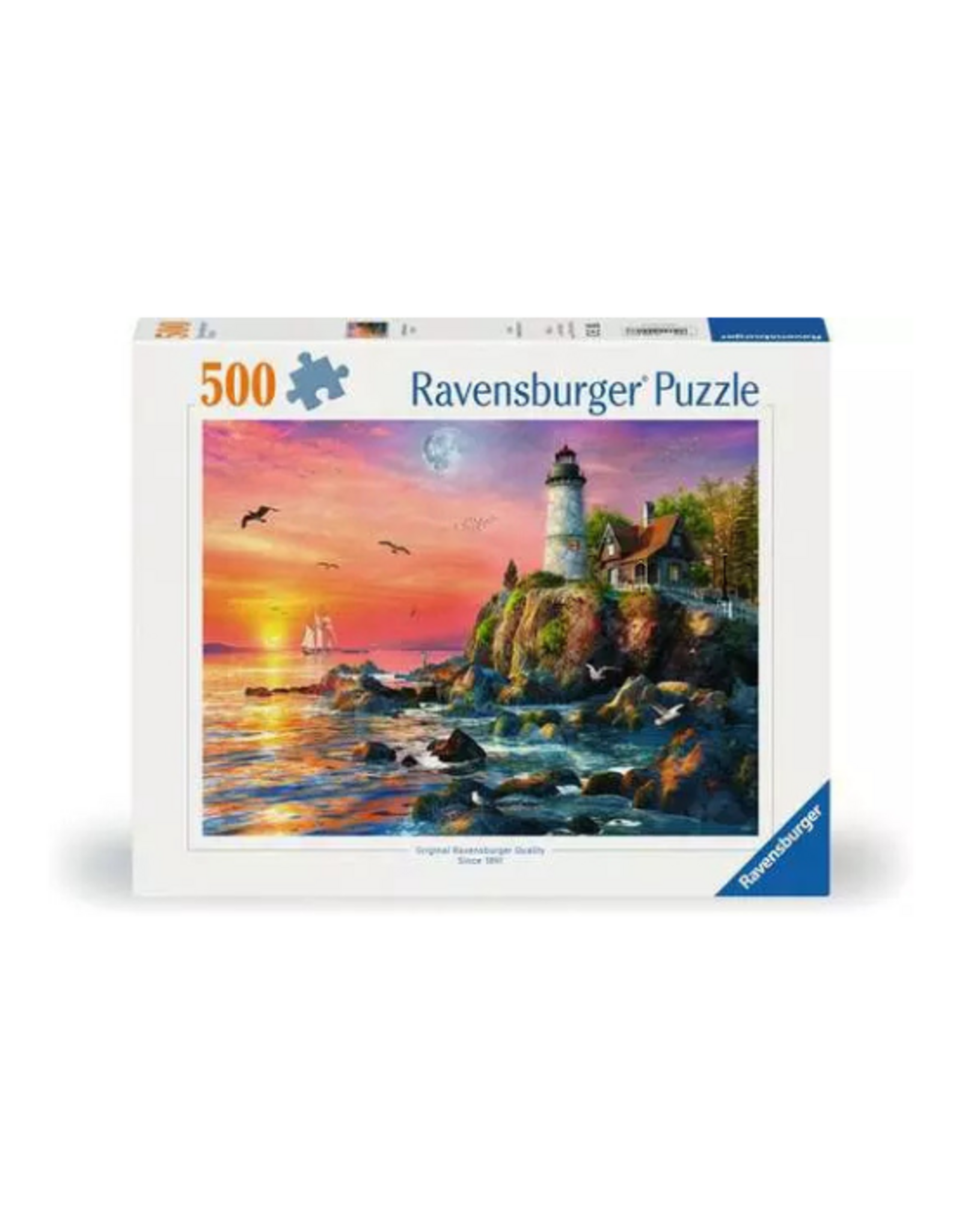 Ravensburger Ravensburger - 500pcs - Lighthouse at Sunset