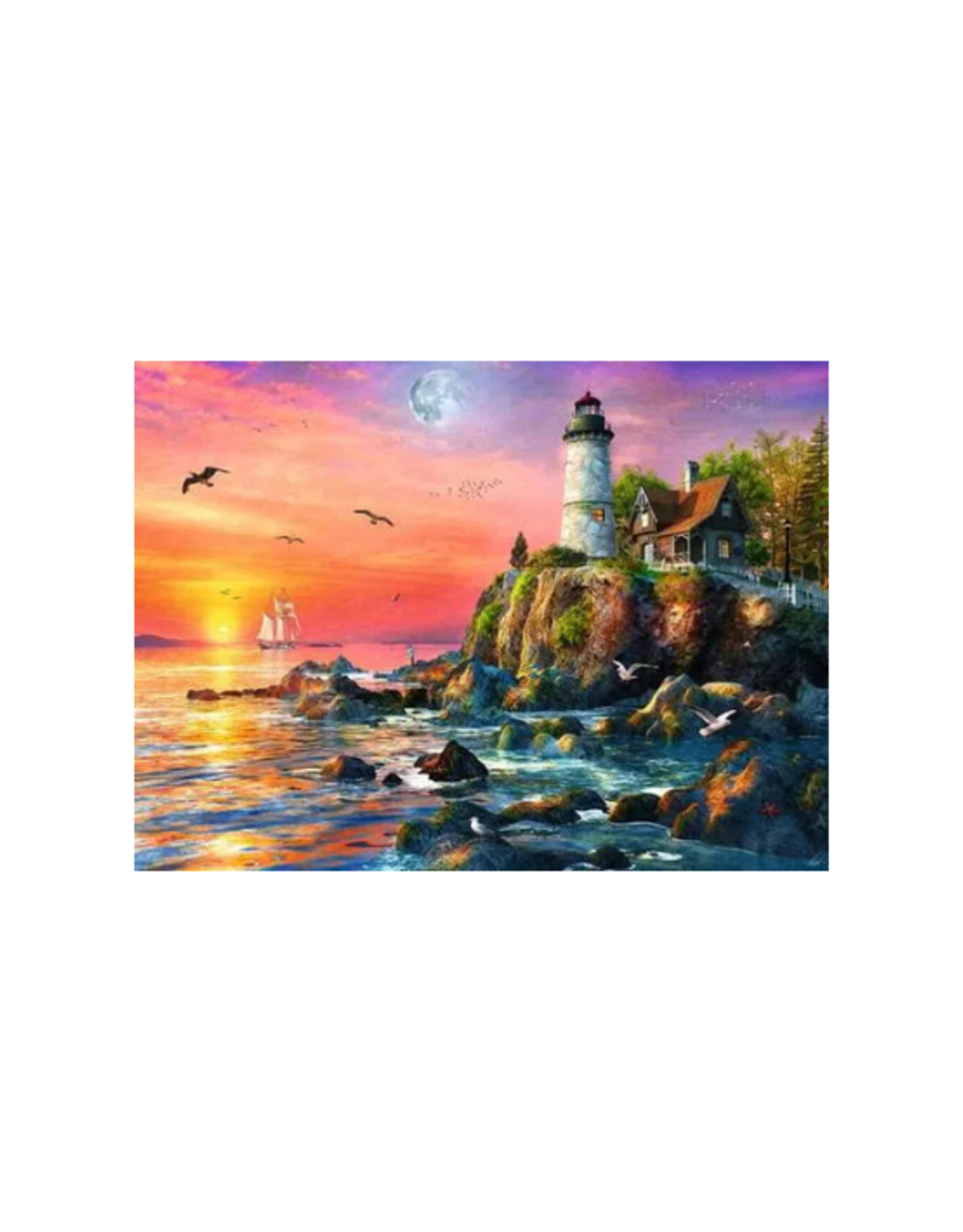 Ravensburger Ravensburger - 500pcs - Lighthouse at Sunset