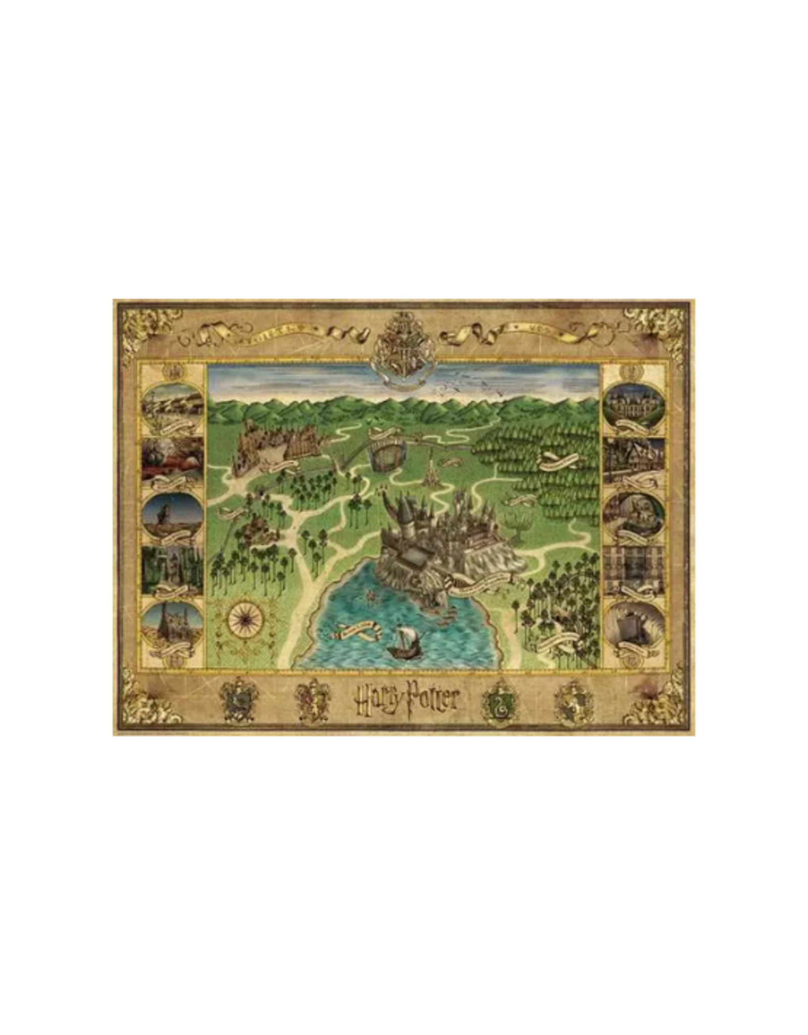 Ravensburger Ravensburger - 1500pcs - Hogwarts Map
