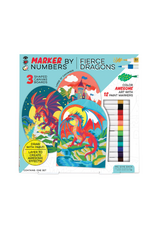 Bright Stripes Bright Stripes - IHeartArt Marker by Numbers Dragons
