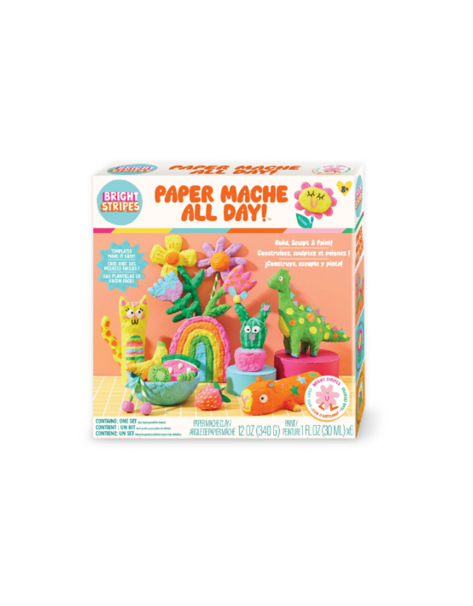 Bright Stripes Bright Stripes - Paper Mache All Day