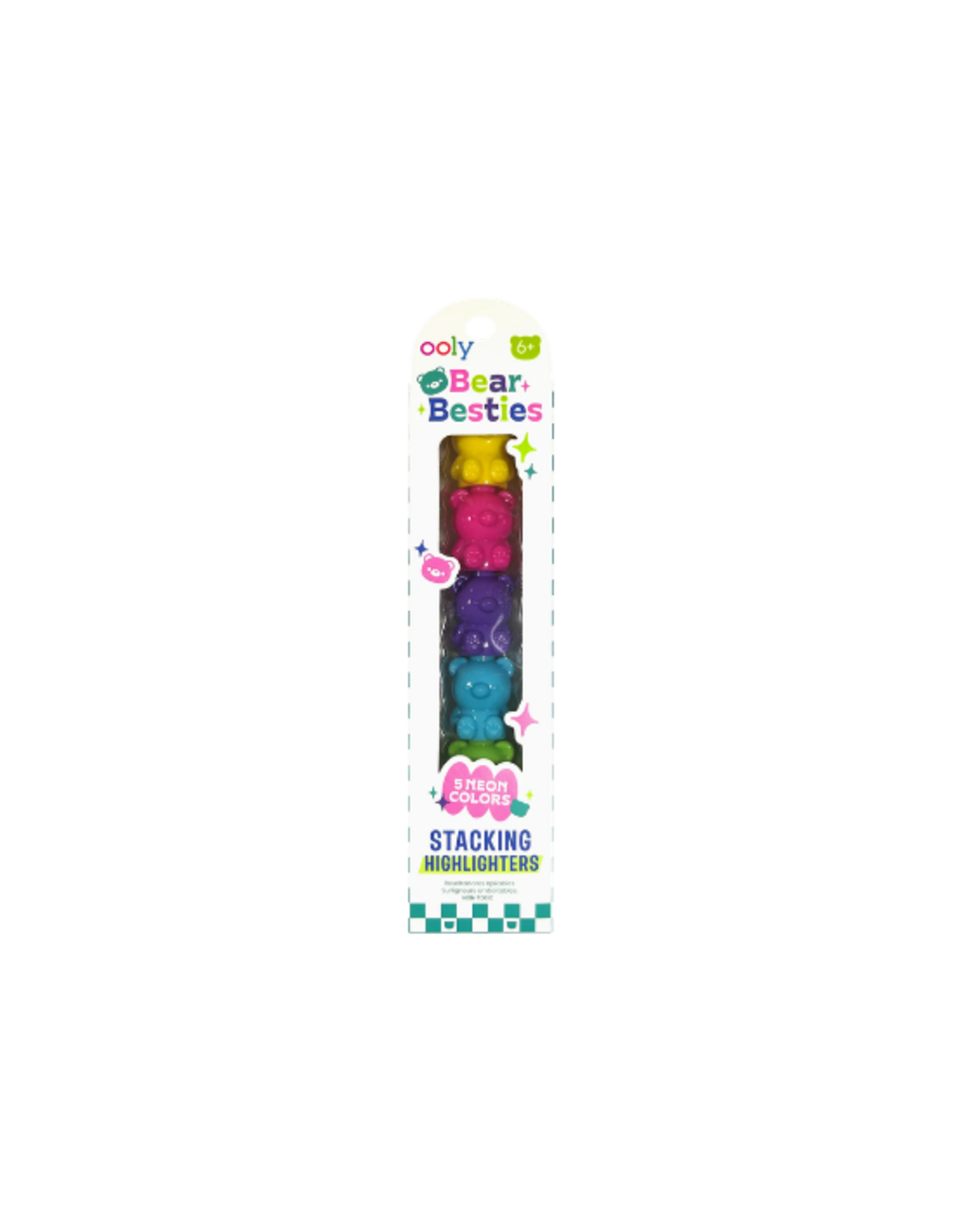 Ooly Ooly - Bear Besties Stacking Highlighters - 5 Color