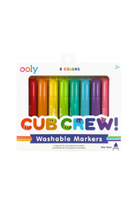 Ooly Ooly - Cub Crew Washable Markers - Set of 8