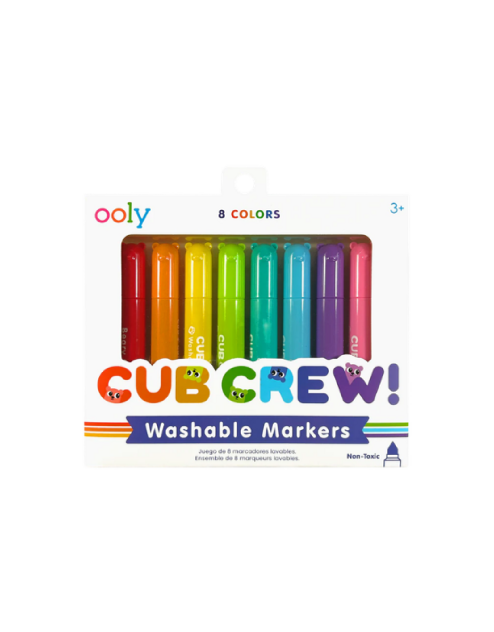 Ooly Ooly - Cub Crew Washable Markers - Set of 8