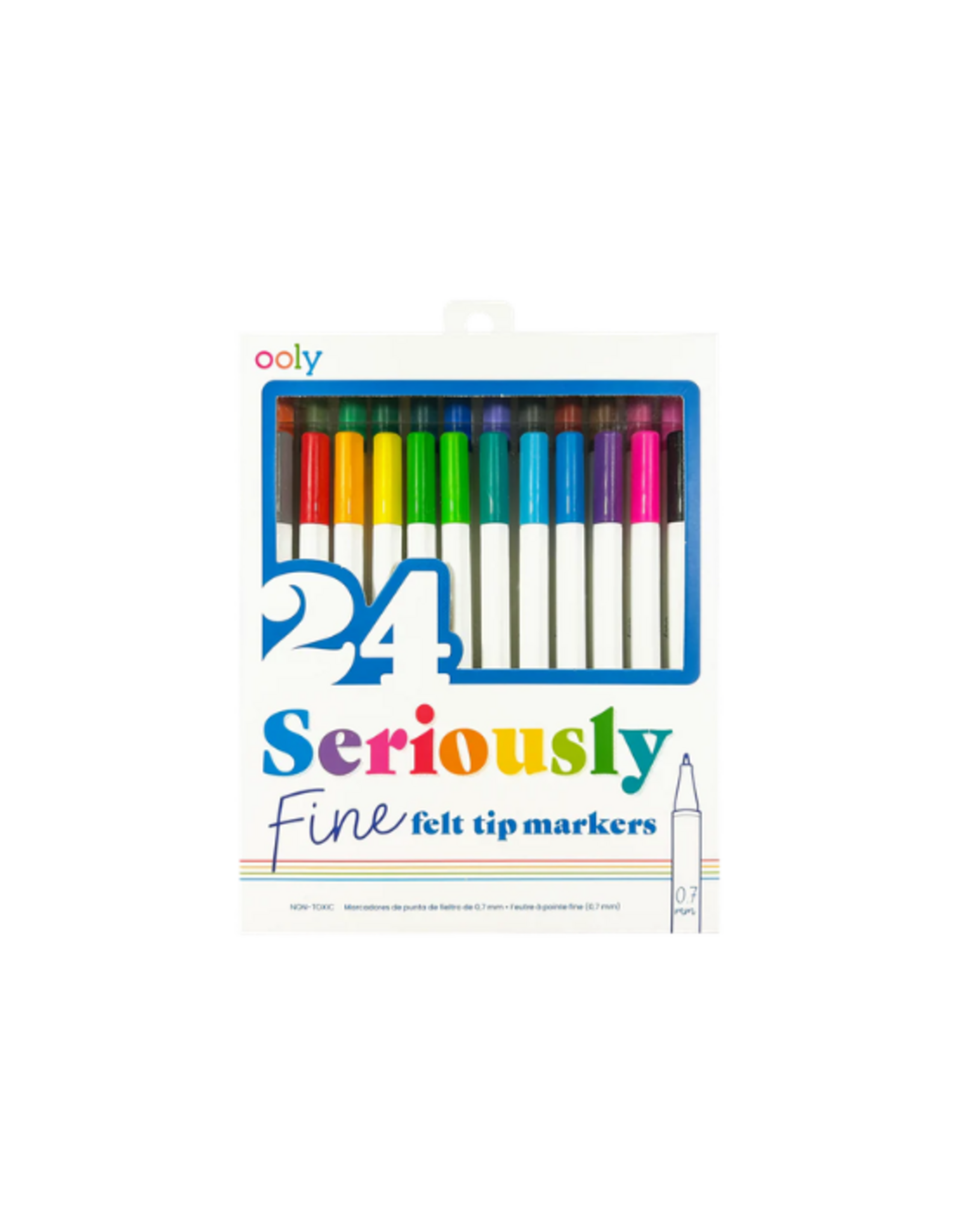 Ooly Ooly - Seriously Fine Tip Markers - Set of 24