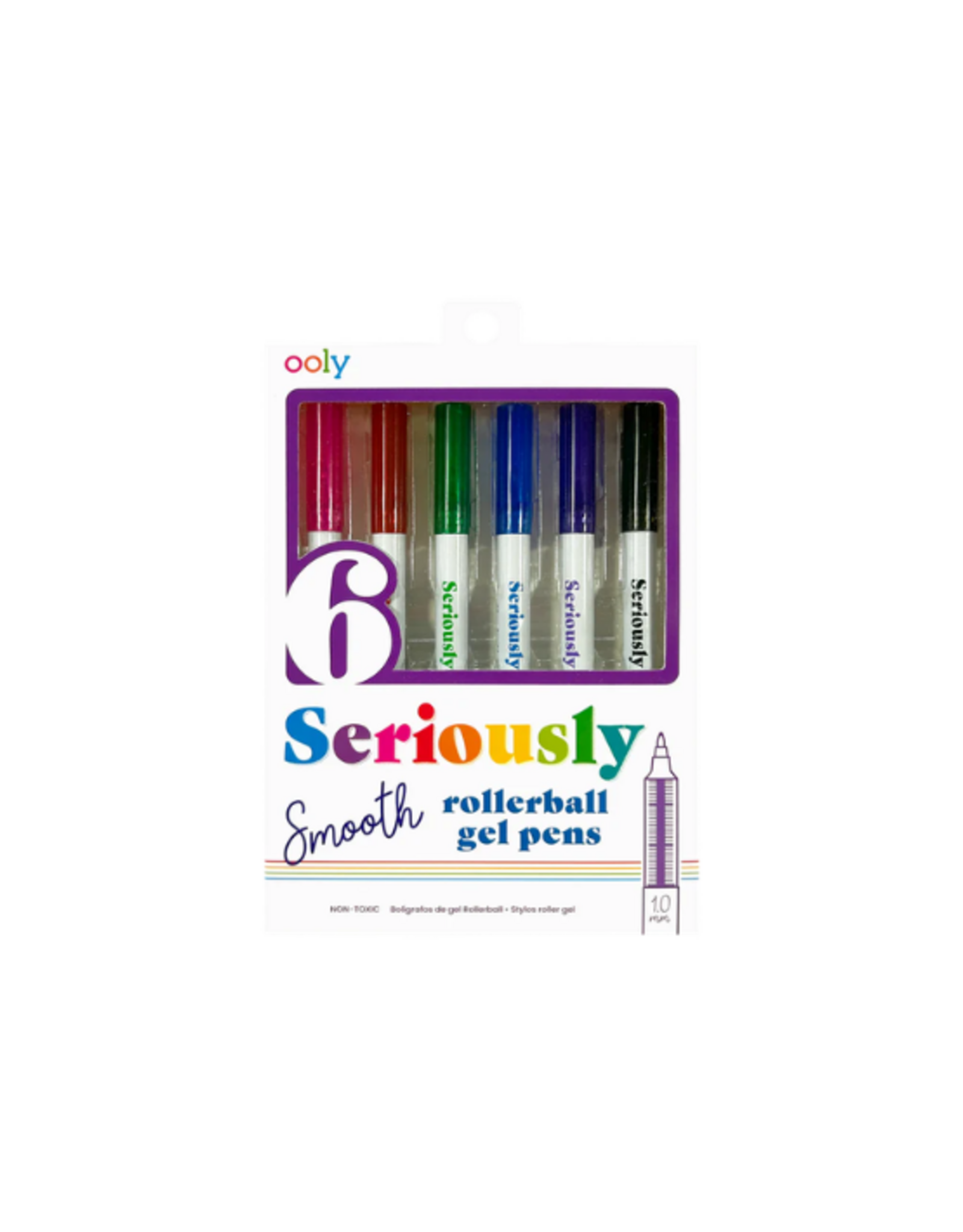 Ooly Ooly - Seriously Smooth Rollerball Gel Pens - Set of 6