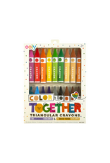 Ooly Ooly - Color Together Triangular Crayons - Set of 18