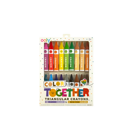 Ooly Color Together Triangular Crayons - Set of 18