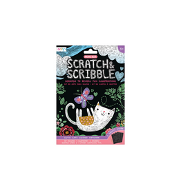 Ooly Cutie Cats Scratch and Scribble Mini Scratch Art Kit