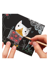 Ooly Ooly - Cutie Cats Scratch and Scribble Mini Scratch Art Kit