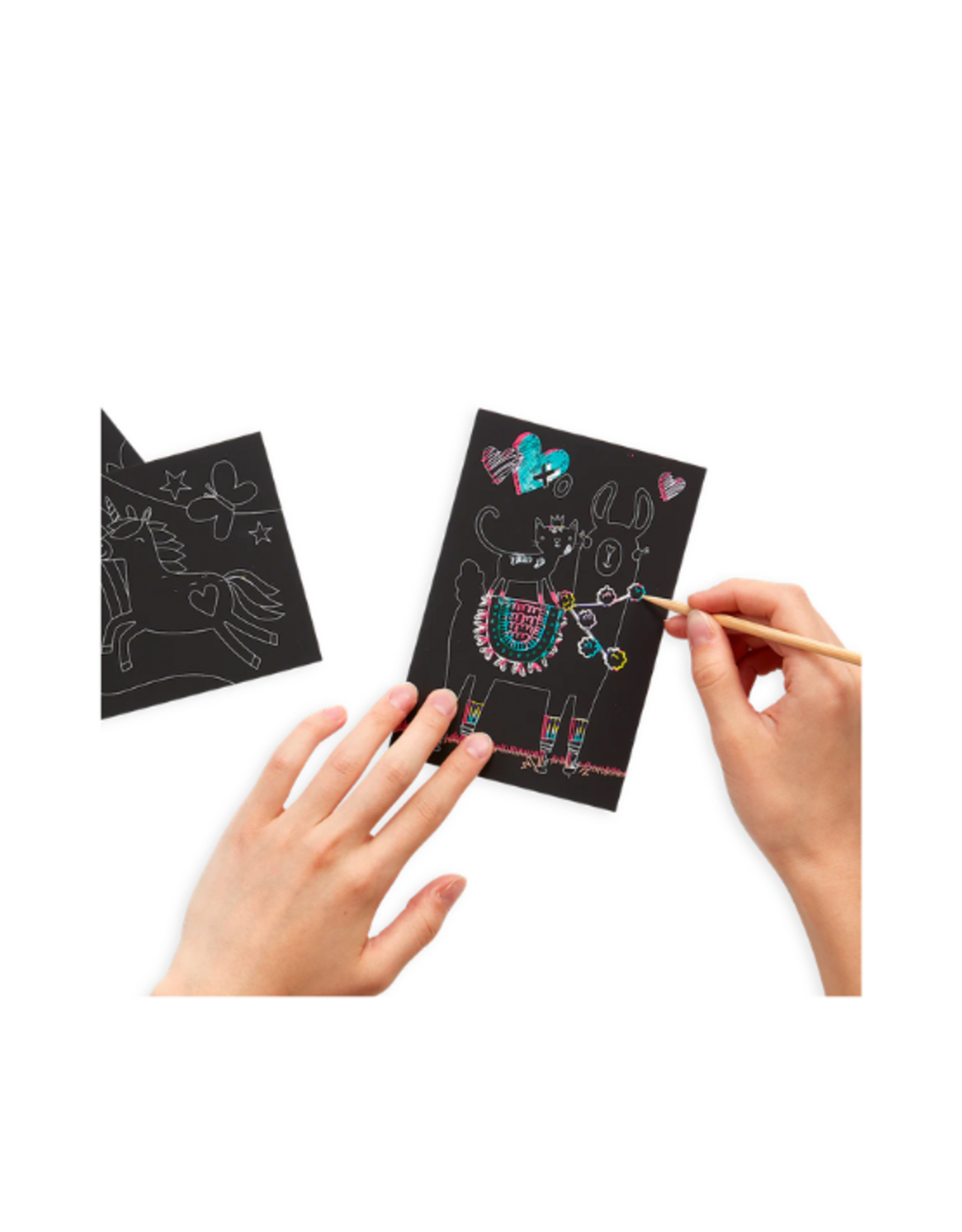 Ooly Ooly - Funtastic Friends Scratch and Scribble Mini Scratch Art Kit