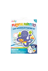 Ooly Ooly - Playful Painters Easy Watercolor Painting Kit - Ocean Fun