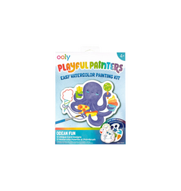 Ooly Playful Painters Easy Watercolor Painting Kit - Ocean Fun