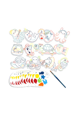 Ooly Ooly - Playful Painters Easy Watercolor Painting Kit - Ocean Fun
