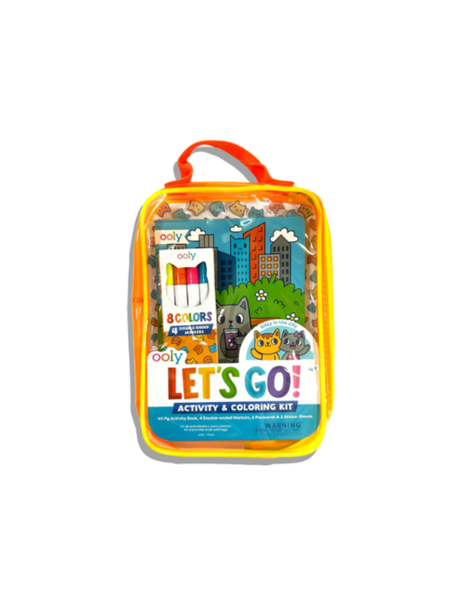 Ooly Ooly - Let's Go! Activity & Coloring Kit - Kitty in the City
