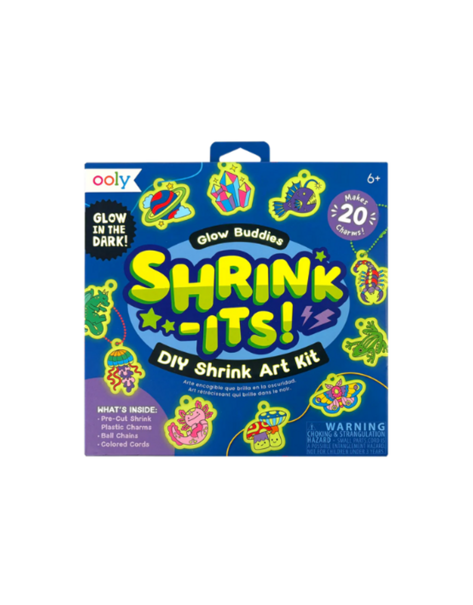 Ooly Ooly - Shrink-Its! DIY Shrink Art Kit - Glow Buddies