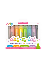 Ooly Ooly - Dot-a-Lot 3D Dimensional Craft Paint - Pearlescent - Set of 8