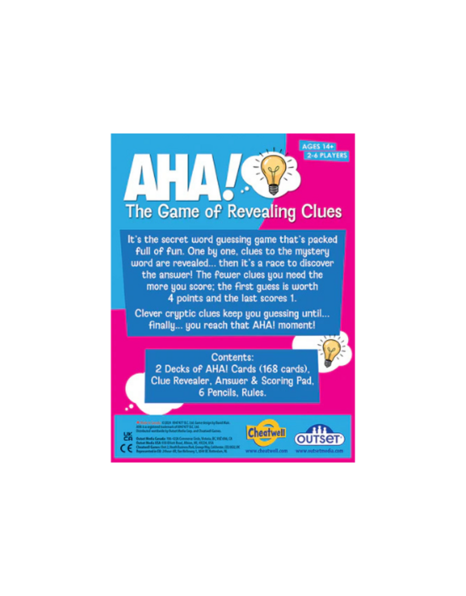 Outset Media Outset - Aha! The Game of Revealing Clues