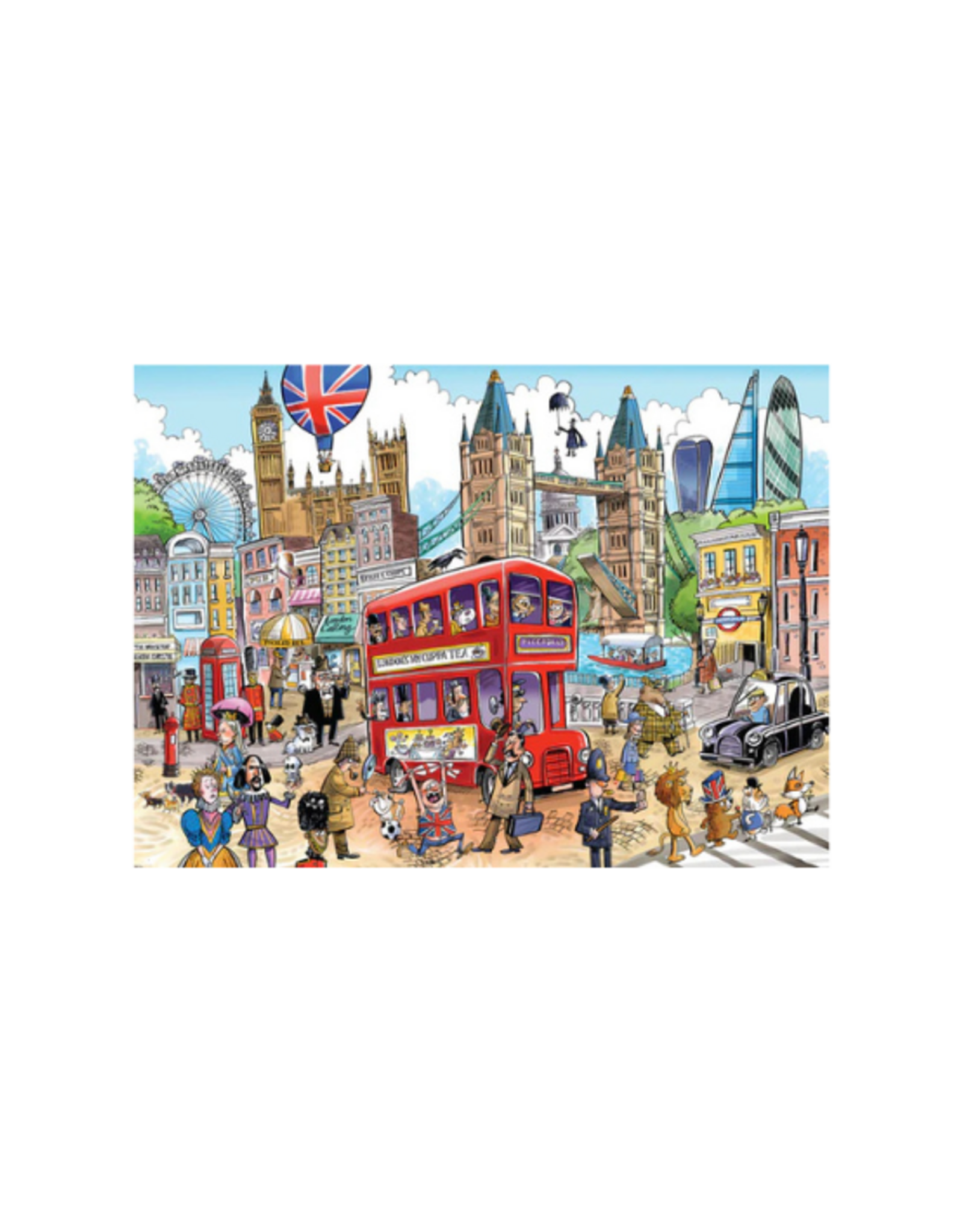 Cobble Hill Cobble Hill - 1000pcs - Doodletown: London Calling