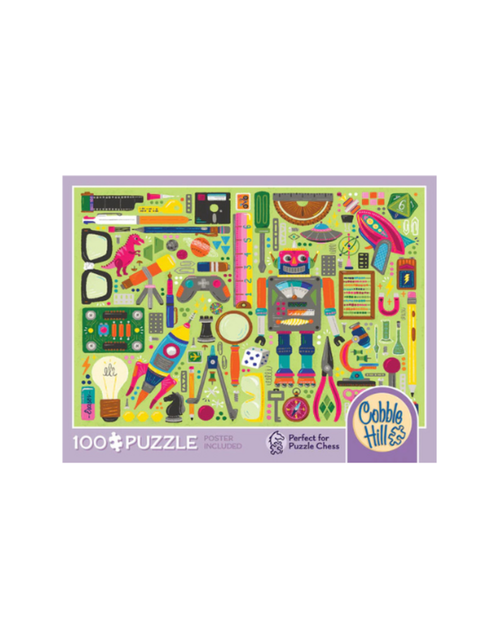 Cobble Hill Cobble Hill - 100pcs - Nerdy Junk Drawer