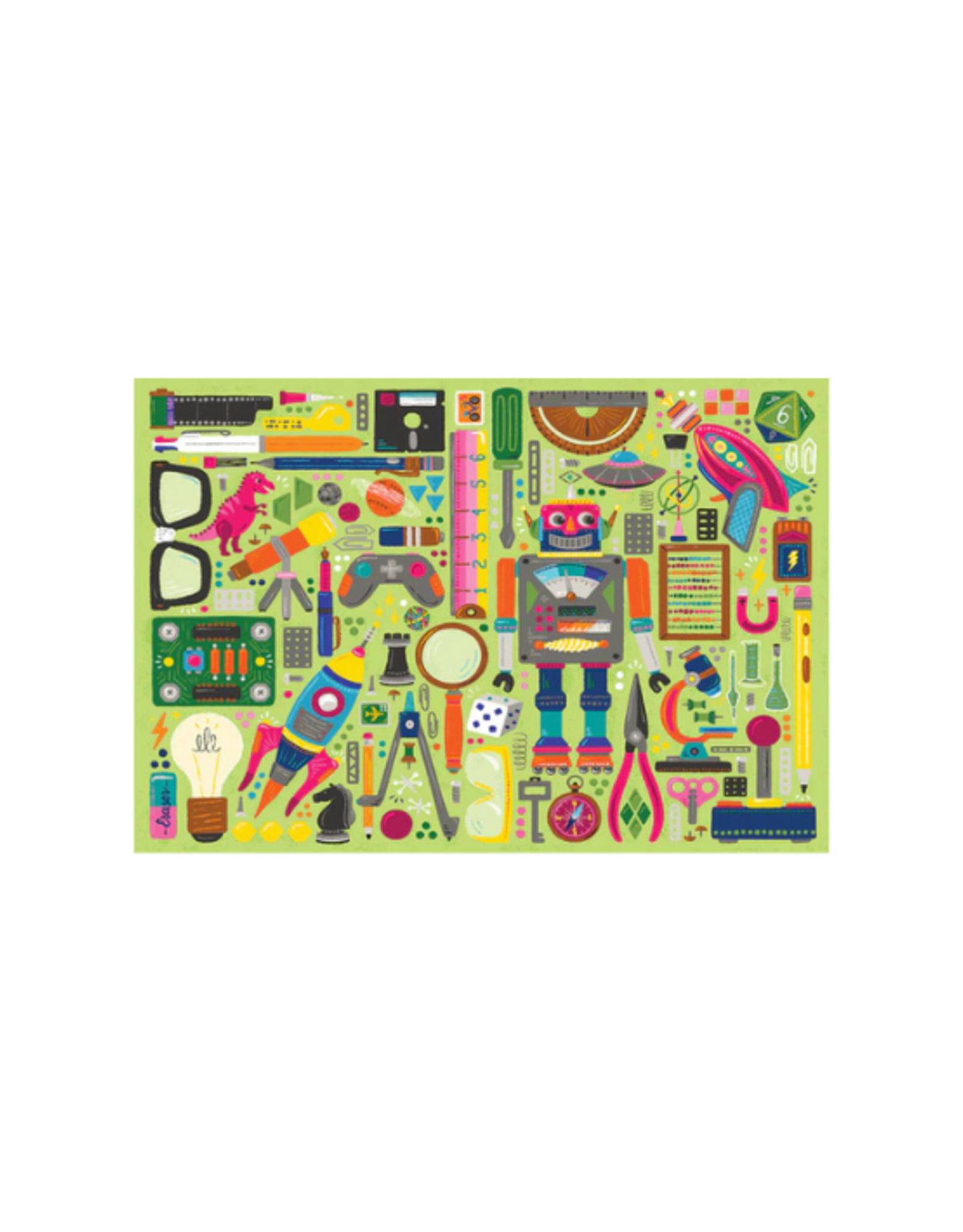 Cobble Hill Cobble Hill - 100pcs - Nerdy Junk Drawer
